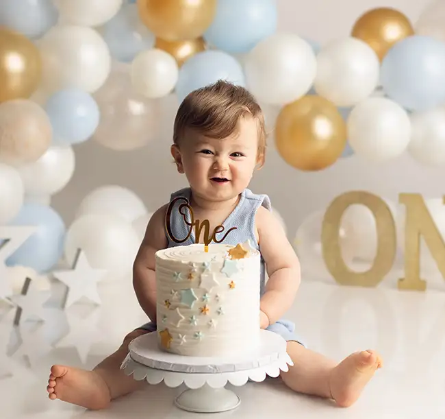 ایده های عکاسی رنگی تولد