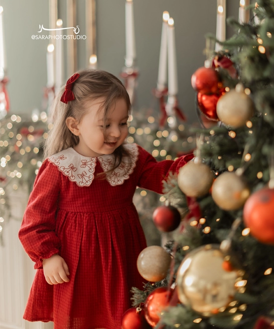 عکاسی کودکانه کریسمس