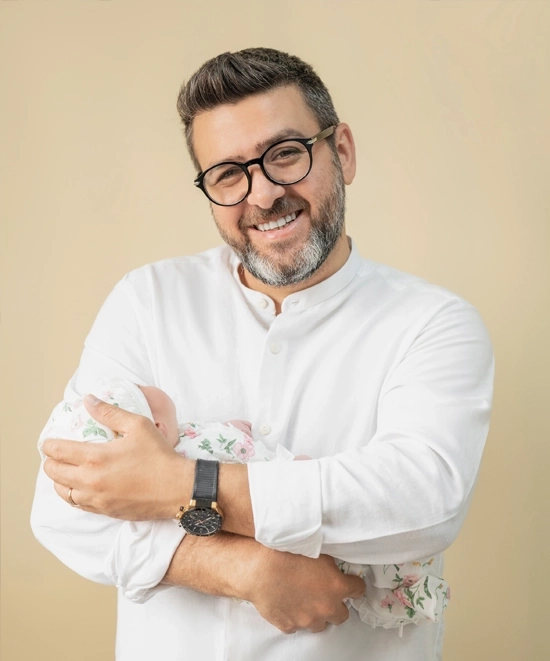 عکاسی کودکانه و احساسی با پدر