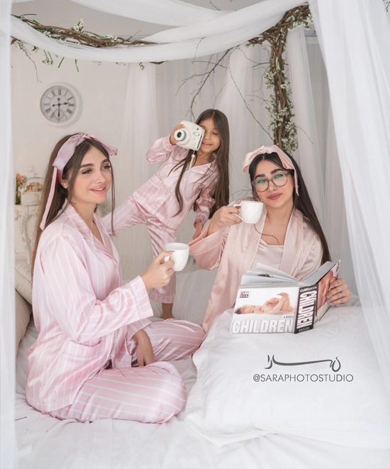 عکاسی کودکانه با مادر