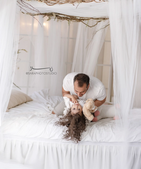 عکاسی پدر و دختر