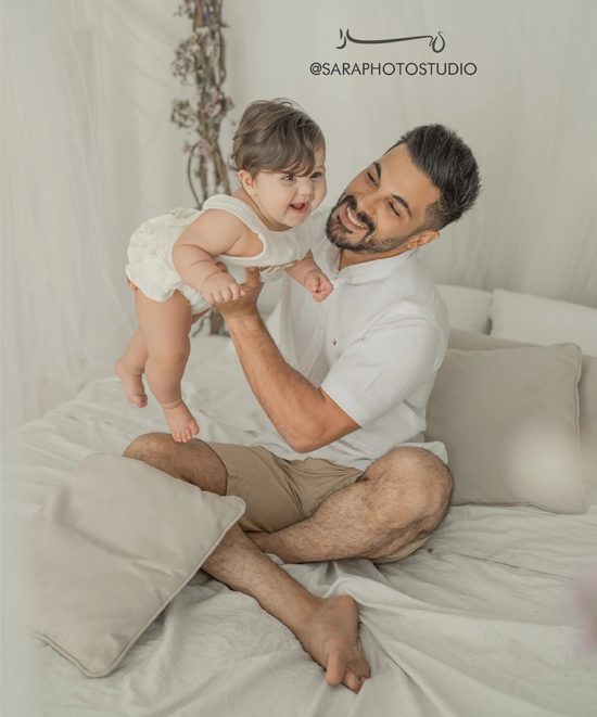 عکاسی پدر و دختر