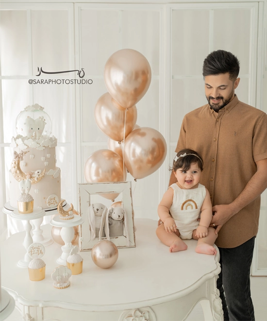 عکاسی پدر و دختر