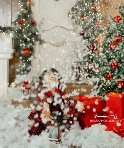 عکاسی کودکانه کریسمس