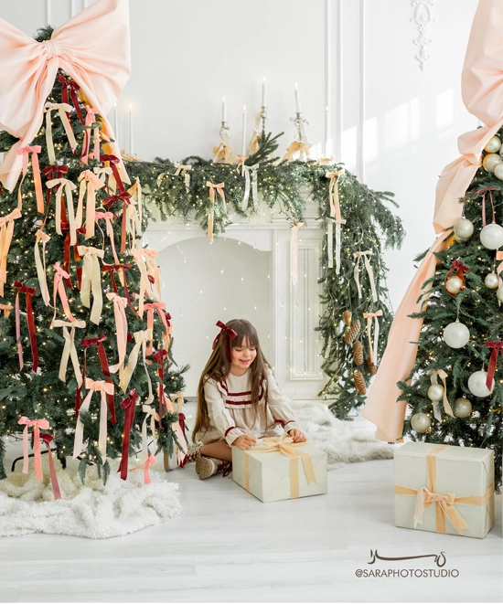عکاسی کودکانه کریسمس
