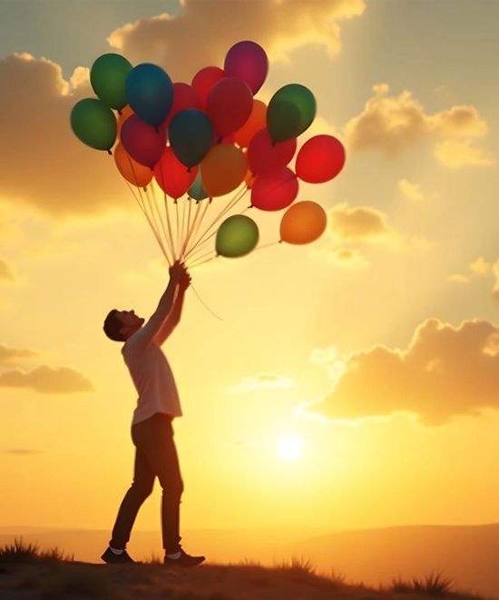 نورپردازی در عکاسی با بادکنک