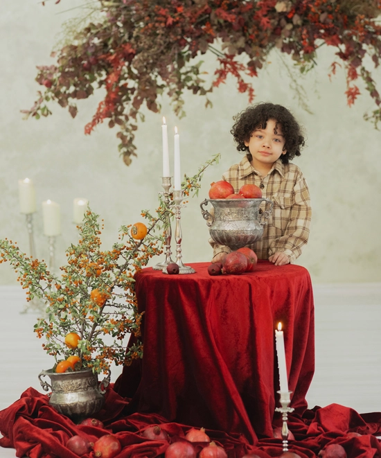 ژست پرانه برای شب یلدا