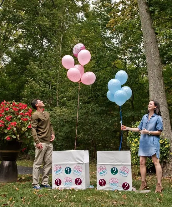 ایده عکاسی برای جشن تعیین جنسیت