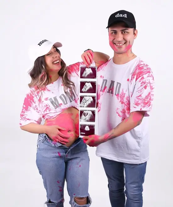 ایده عکاسی برای جشن تعیین جنسیت