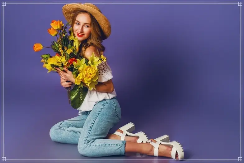 ایده عکاسی با گل