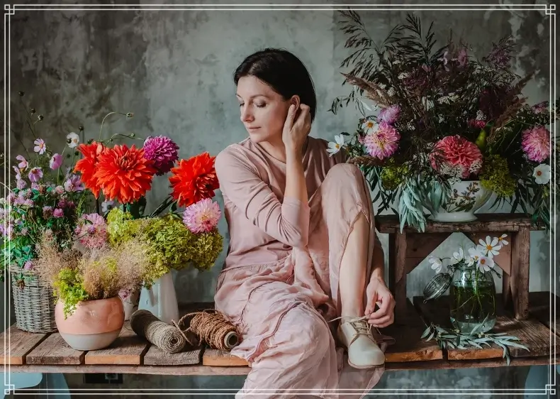 ایده عکاسی با گل