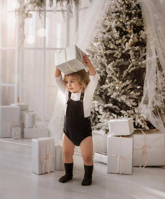 عکاسی کریسمس با کادو