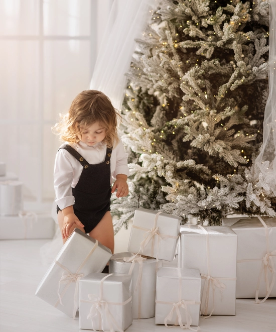 عکاسی کریسمس با کادو